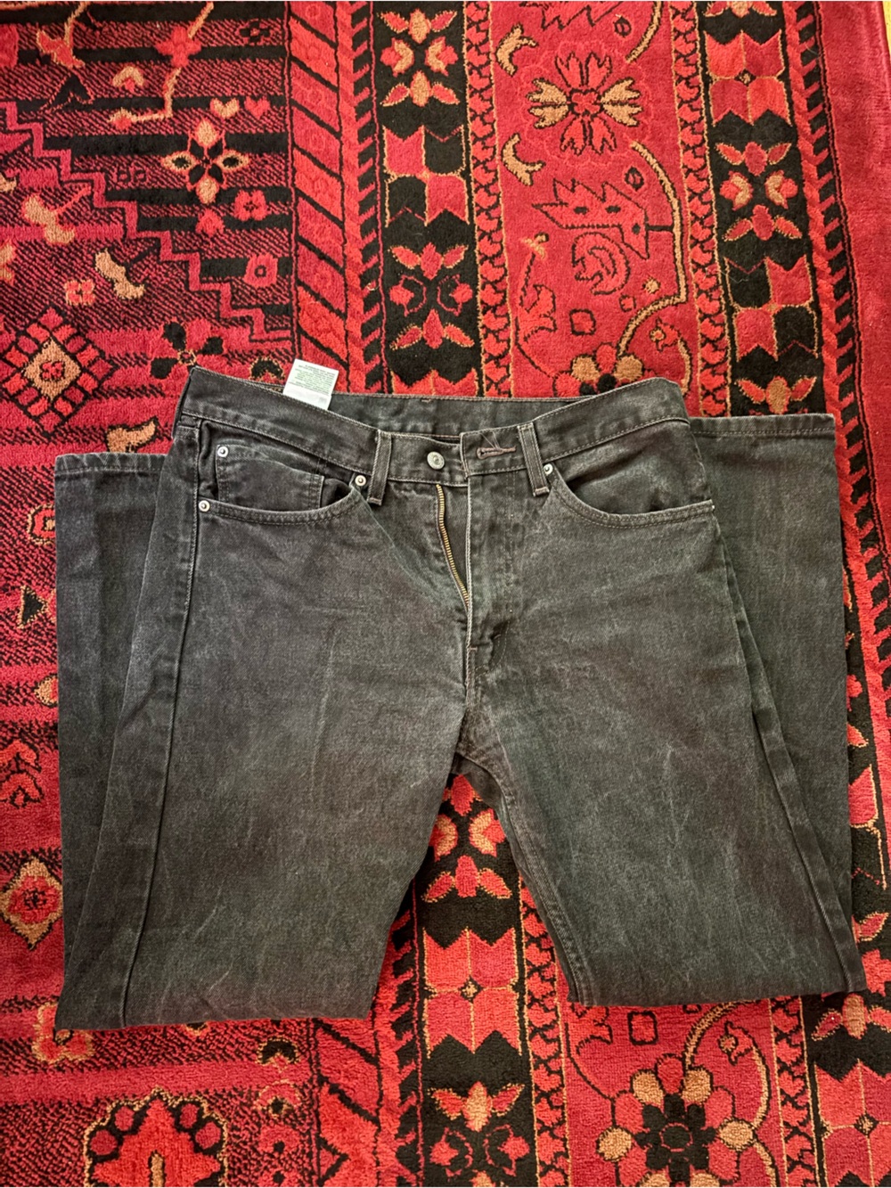 Men's Black Denim Levi Jeans